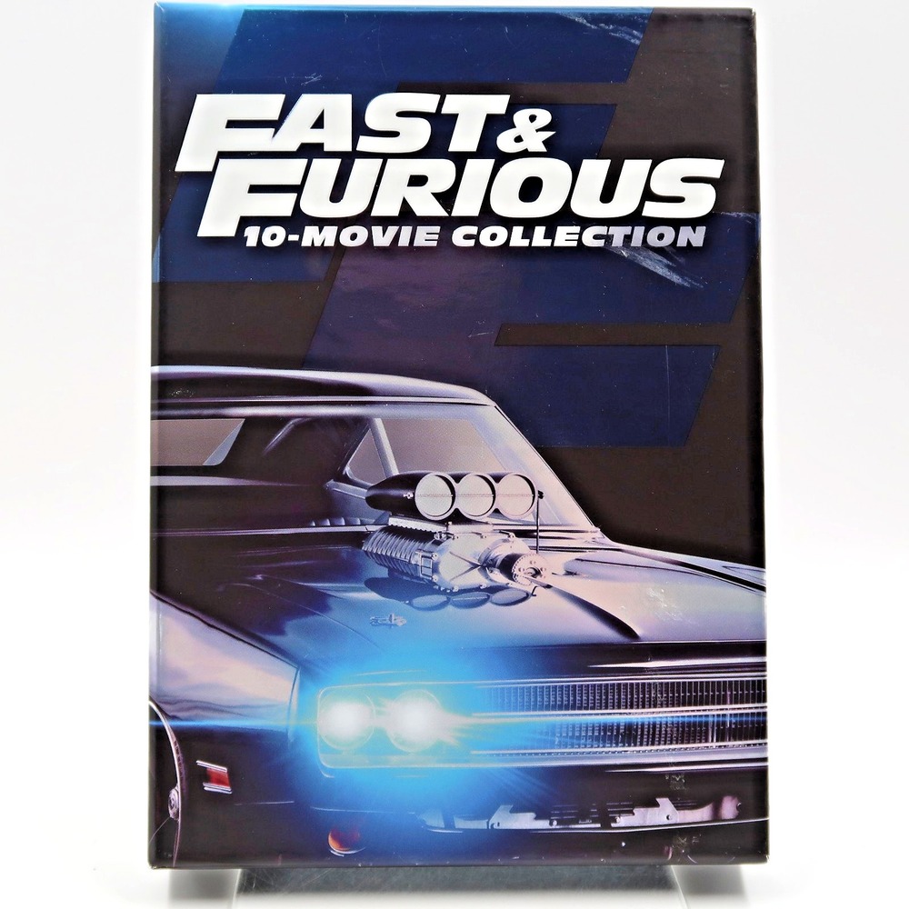 Fast & Furious 10-Movie Collection (DVD, 10-Discs Box Set, 2023)